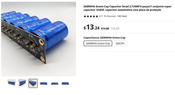 aliexpress supercapacitor assembly