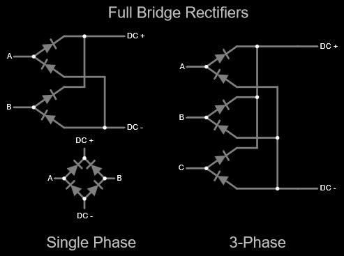 full bridge rectifier circuits